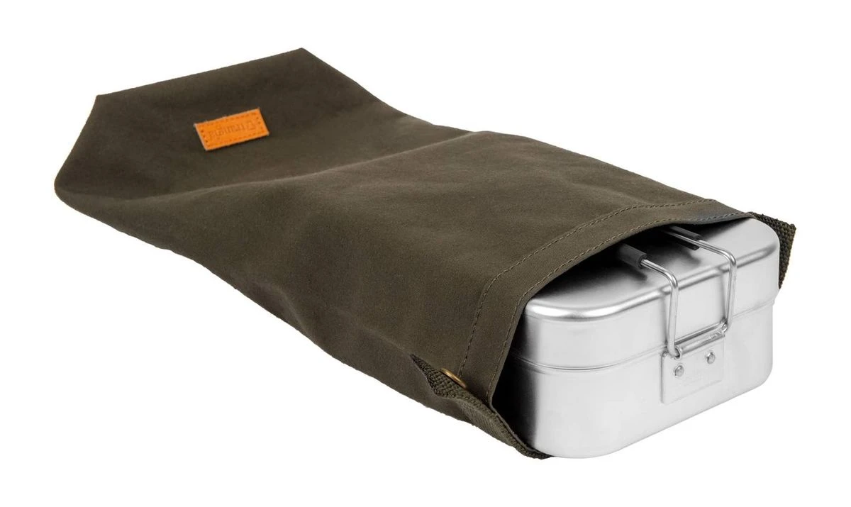 TRANGIA Roll Top Bag Mess Tin - Canvas-Tasche Für Aluminium-Brotdose 1 TRANGIA Roll Top Bag Mess Tin - Canvas-Tasche Für Aluminium-Brotdose