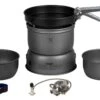 TRANGIA Sturmkocher 27-3 HA/GB - Sturmkocher-Set Aus Hartanodisiertem Aluminium Mit Primus Gasbrenner Und Non-Stick-Pfanne
