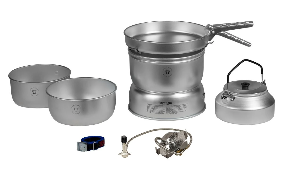 TRANGIA Sturmkocher 25-2 UL/GB - Sturmkocher-Set Groß Aus Ultralight-Aluminium Mit Gasbrenner Und Wasserkocher 1 TRANGIA Sturmkocher 25-2 UL/GB - Sturmkocher-Set Groß Aus Ultralight-Aluminium Mit Gasbrenner Und Wasserkocher