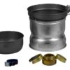 TRANGIA Sturmkocher 25-8 UL/HA - Sturmkocher-Set Groß Aus Hartanodisiertem Ultralight-Aluminium Mit Non-Stick-Pfanne Und Wasserkessel
