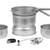 TRANGIA Sturmkocher 25-21 UL/D/GB - Sturmkocher-Set Groß Aus Ultralight-Aluminium Mit Duossal-Kochgeschirr Und Gasbrenner