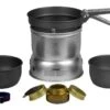 TRANGIA Sturmkocher 27-7 UL/HA - Sturmkocher-Set Aus Hartanodisiertem Ultralight-Aluminium Mit Spiritusbrenner