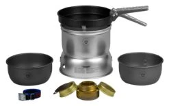 TRANGIA Sturmkocher 27-9 UL/HA - Sturmkocher-Set Aus Hartanodisiertem Ultralight-Aluminium Mit Spiritusbrenner