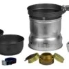 TRANGIA Sturmkocher 27-8 UL/HA - Sturmkocher-Set Aus Hartanodisiertem Ultralight-Aluminium Mit Spiritusbrenner Und Wasserkessel