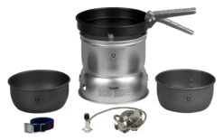 TRANGIA Sturmkocher 27-9 UL/HA/GB - Sturmkocher-Set Aus Hartanodisiertem Ultralight-Aluminium Mit Gasbrenner